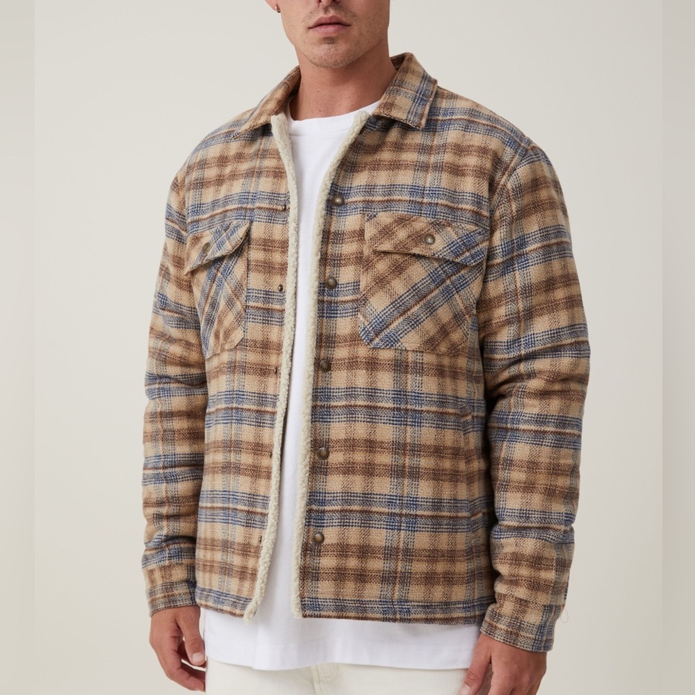 COTTON:ON Teddy Lined Shacket